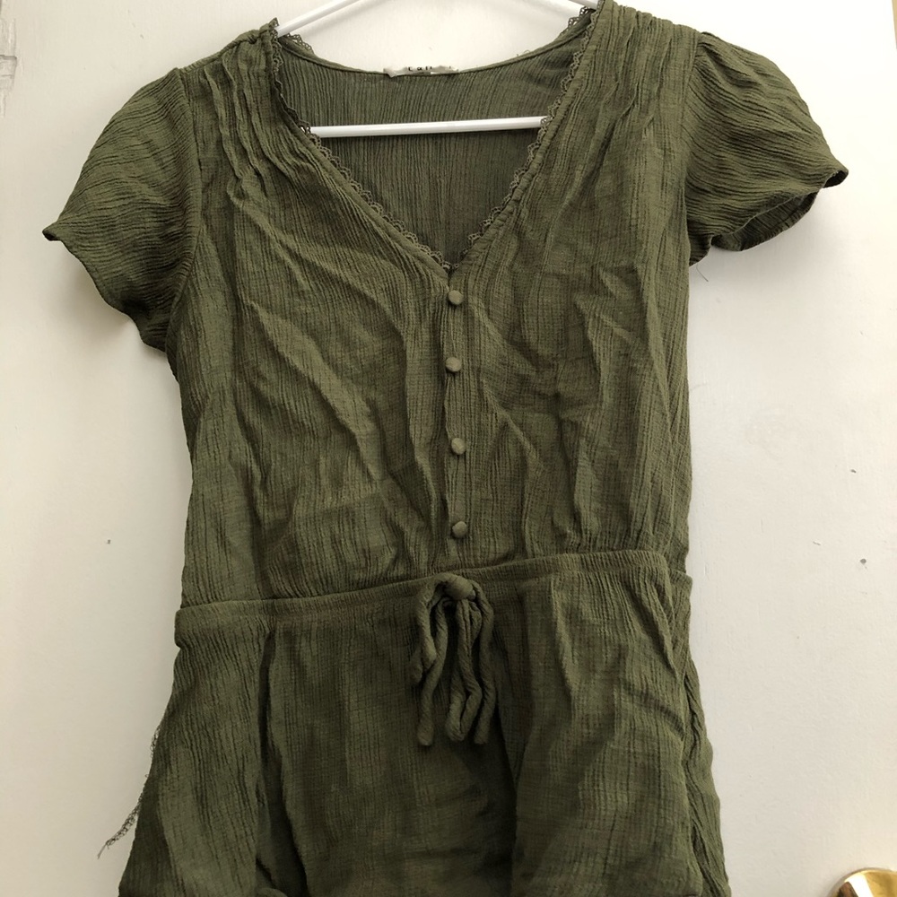 Green blouse - Picture 2 of 3